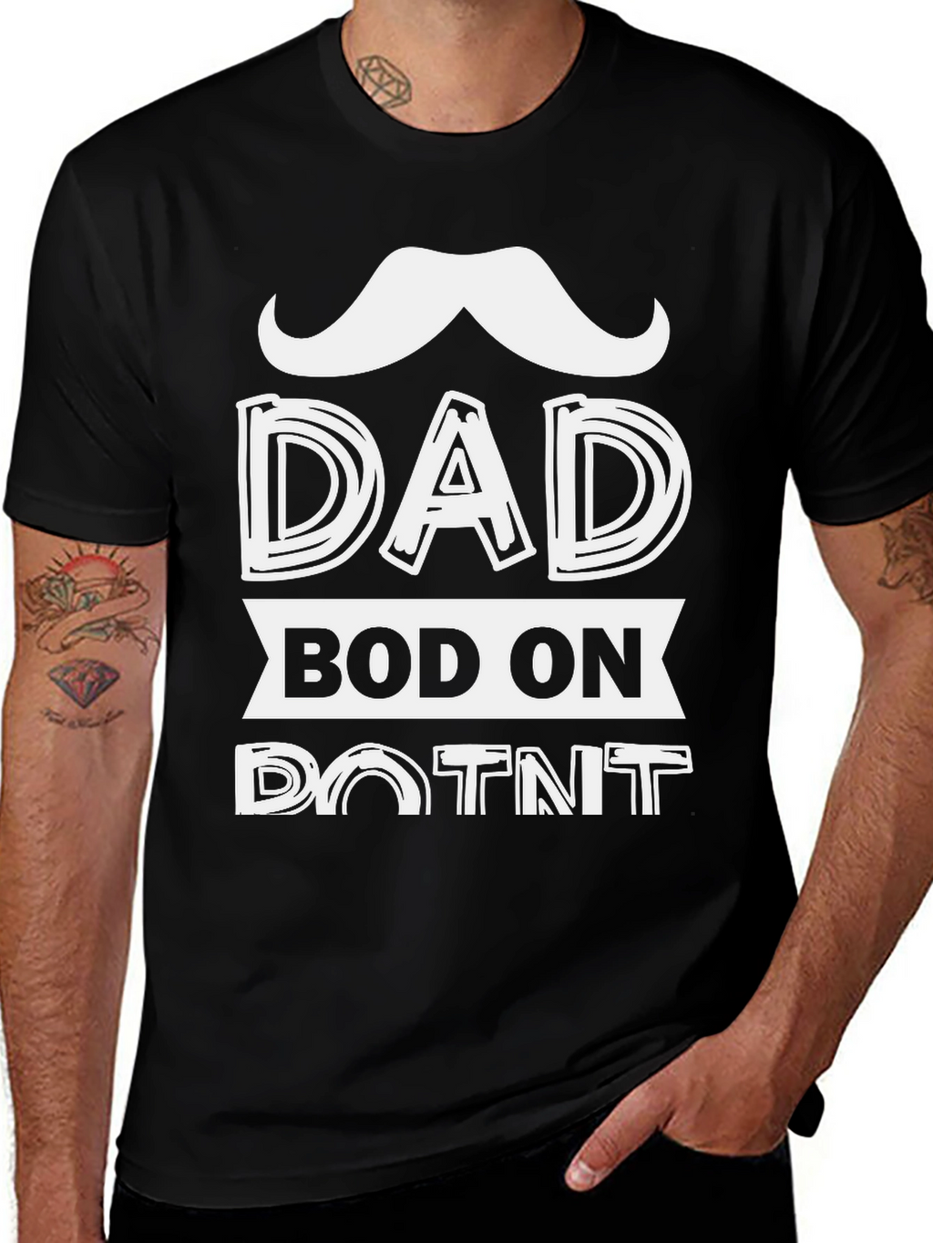 Dad Bod On Point T-Shirt Funny Fathers Day Tee