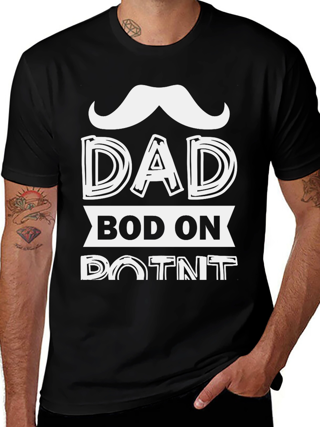 Dad Bod On Point T-Shirt Funny Fathers Day Tee