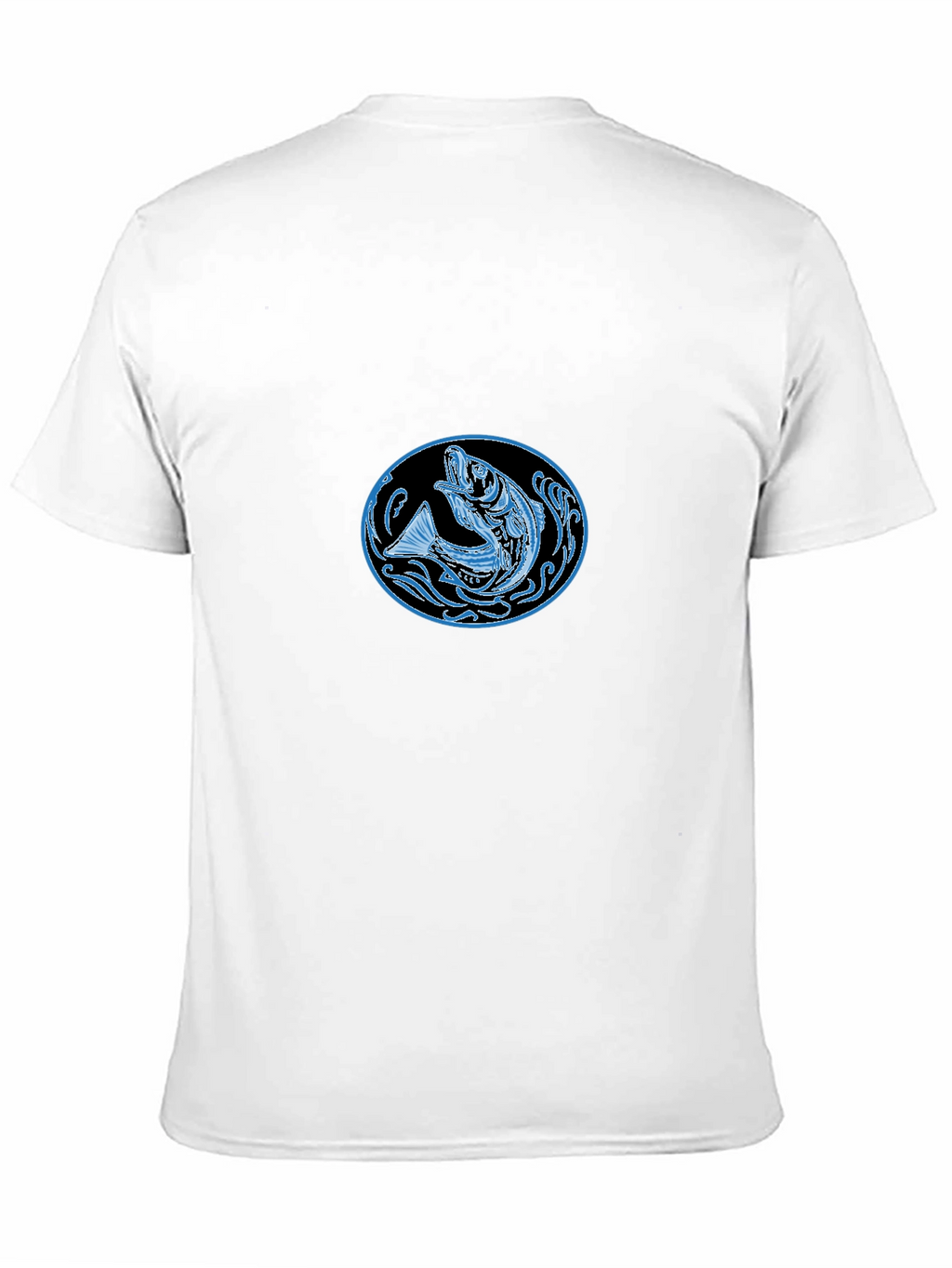 Cool Fish Graphic Black T-Shirt