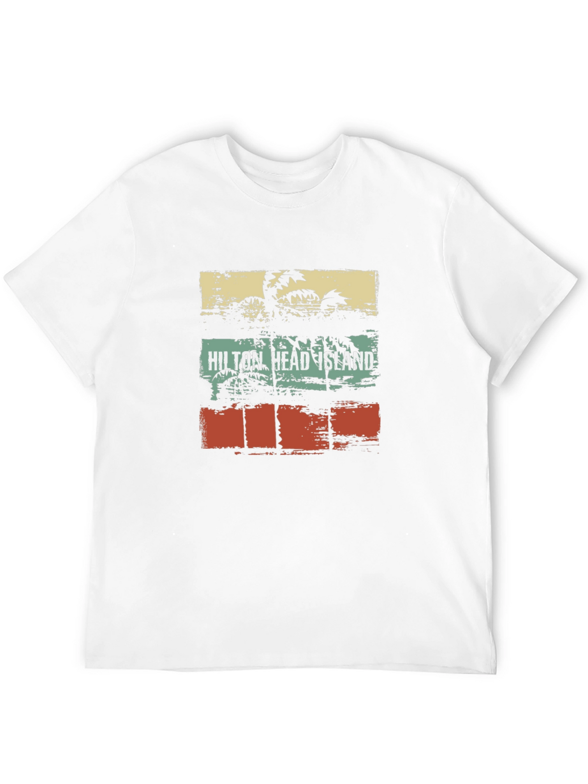 Hilton Head Island T-Shirt Palm Tree Graphic Tee