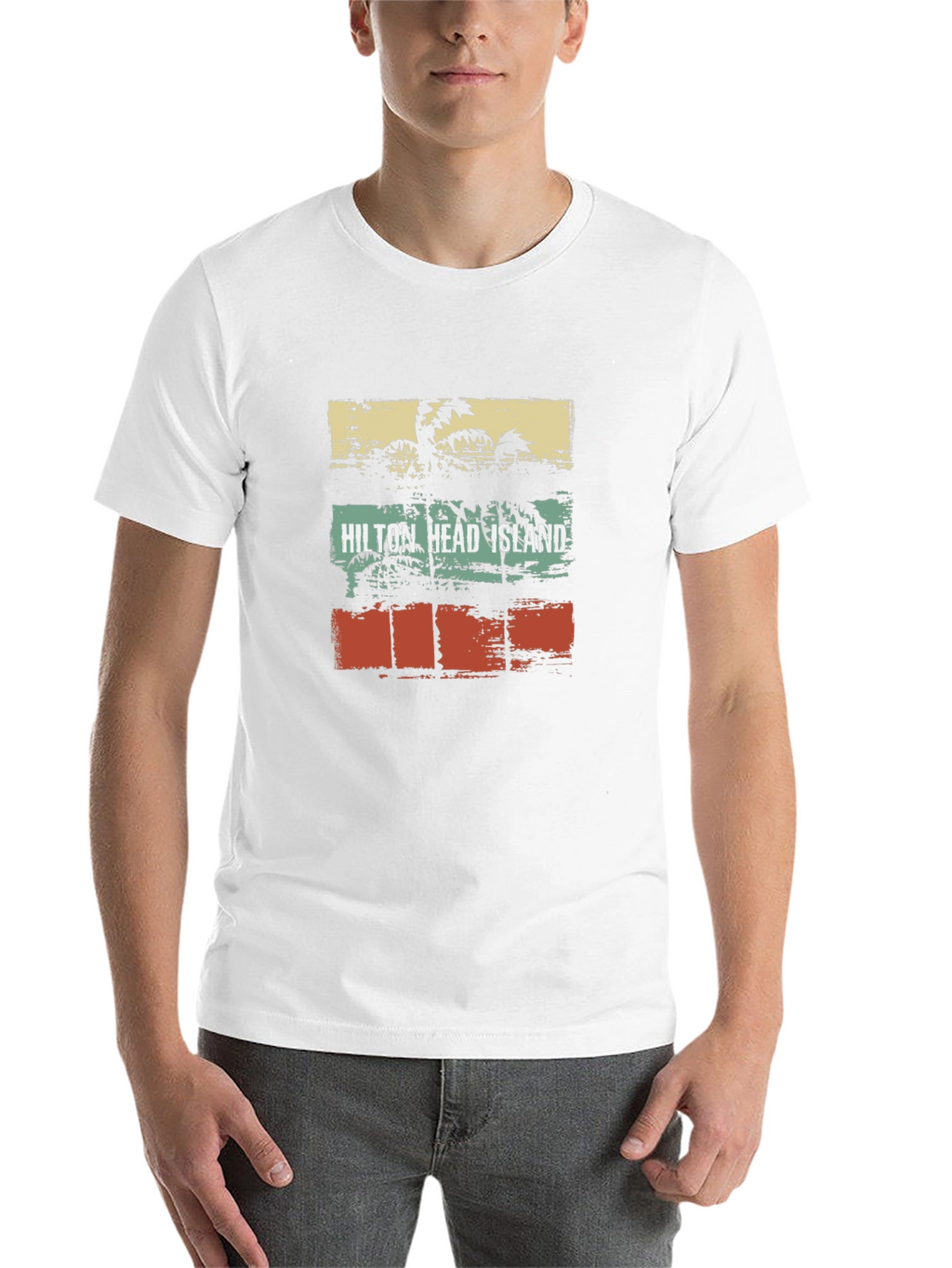Hilton Head Island T-Shirt Palm Tree Graphic Tee