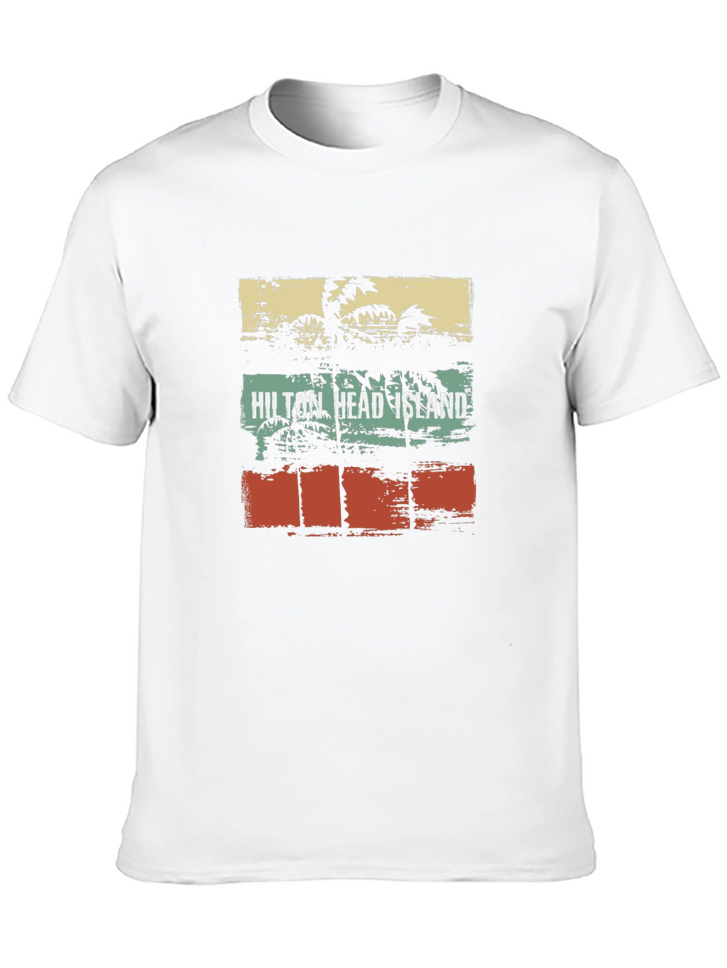 Hilton Head Island T-Shirt Palm Tree Graphic Tee