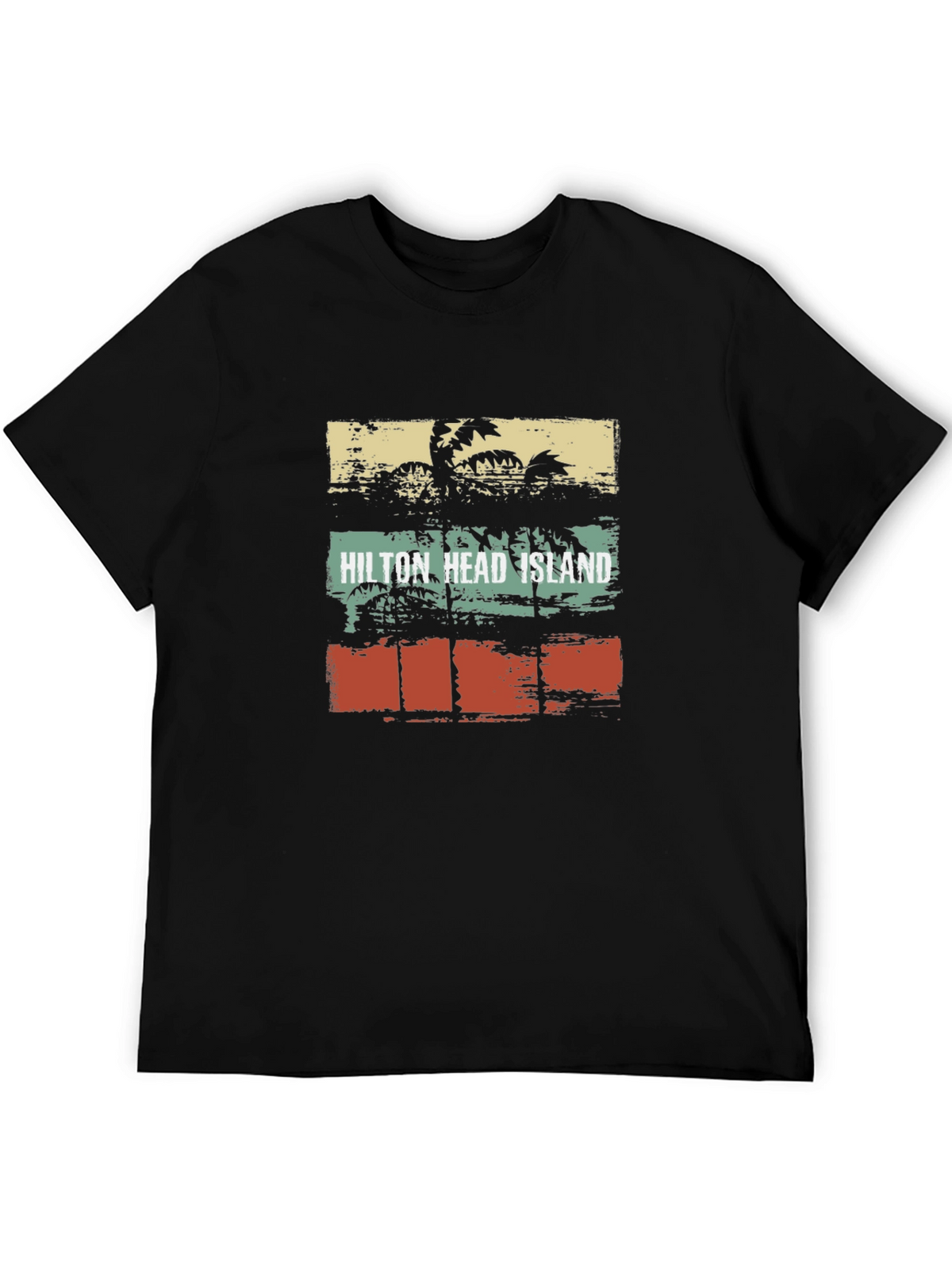 Hilton Head Island T-Shirt Palm Tree Graphic Tee