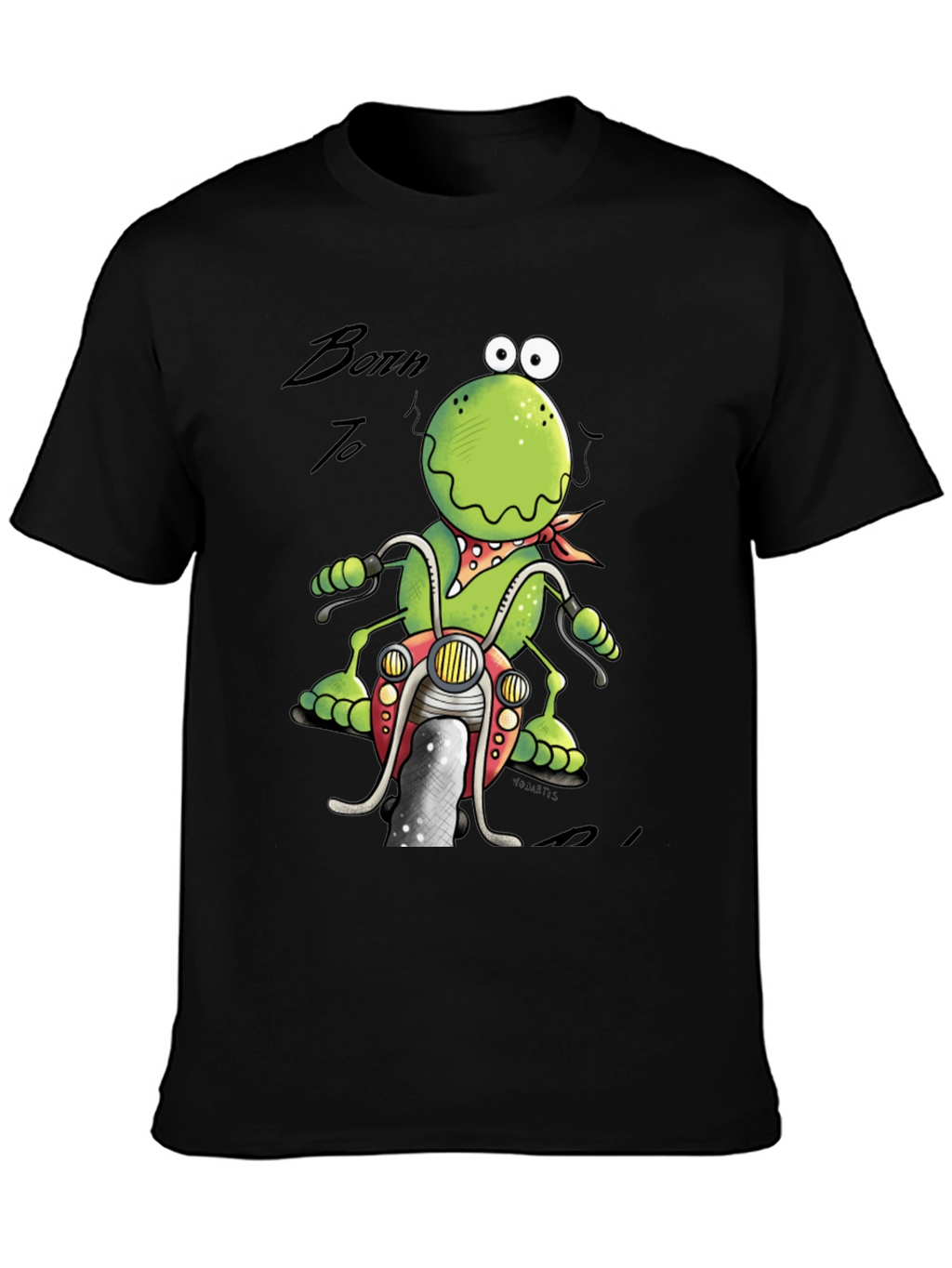 Frog Biker T-Shirt - Born To Ride!