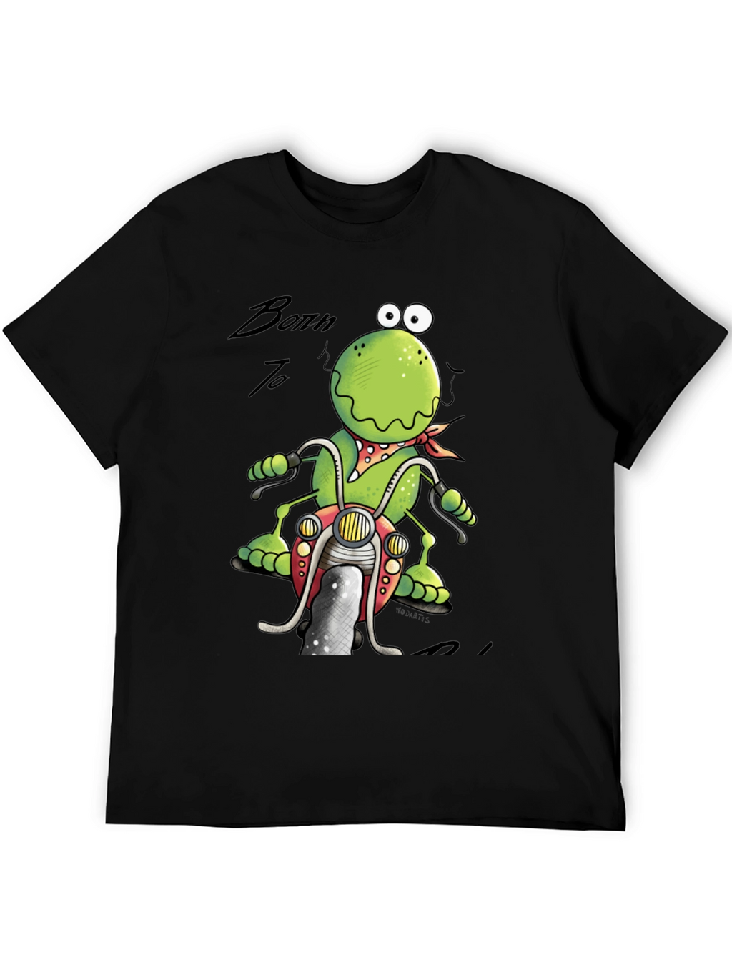 Frog Biker T-Shirt - Born To Ride!