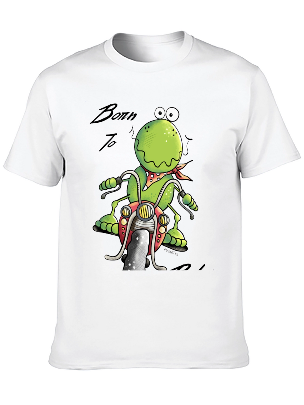 Frog Biker T-Shirt - Born To Ride!