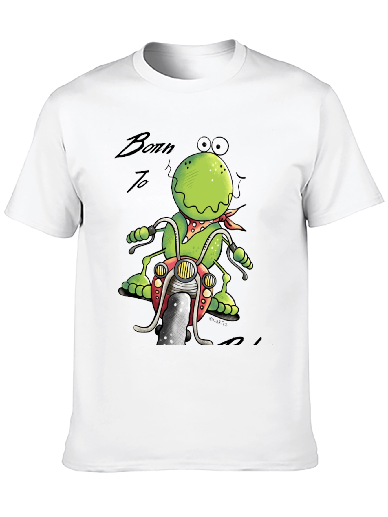 Frog Biker T-Shirt - Born To Ride!