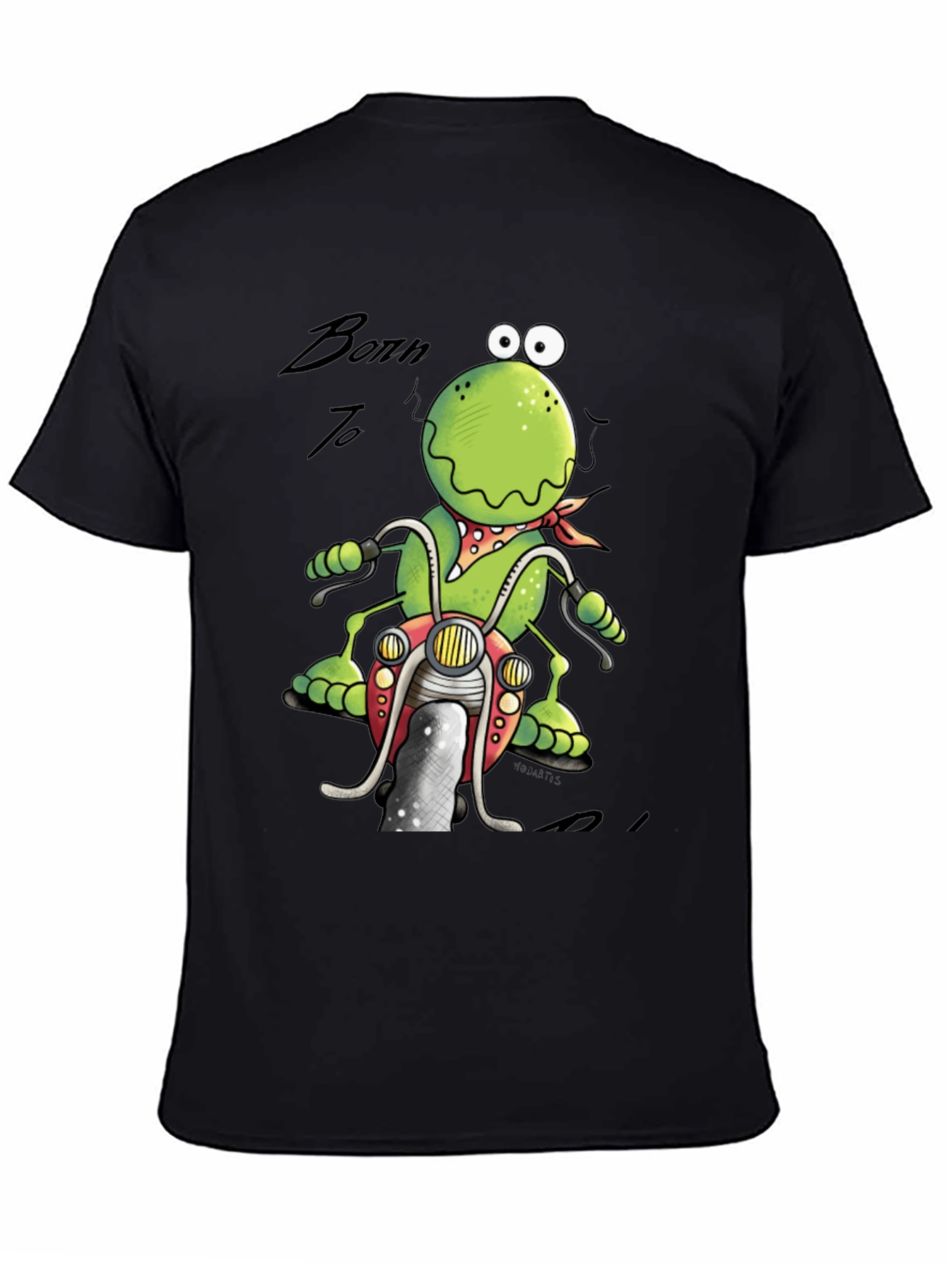 Frog Biker T-Shirt - Born To Ride!