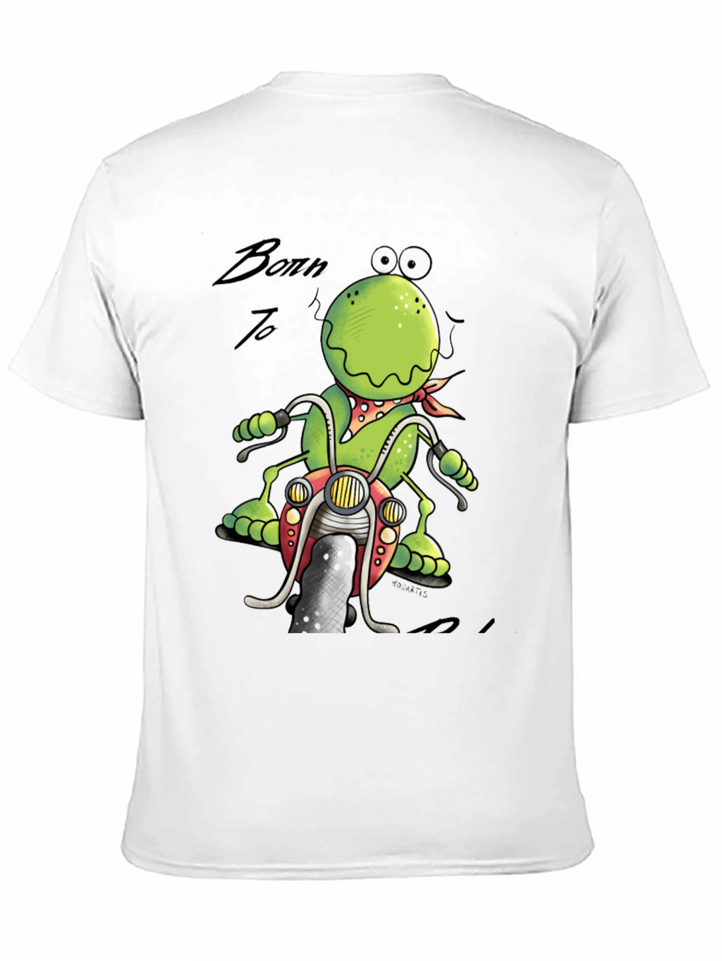Frog Biker T-Shirt - Born To Ride!