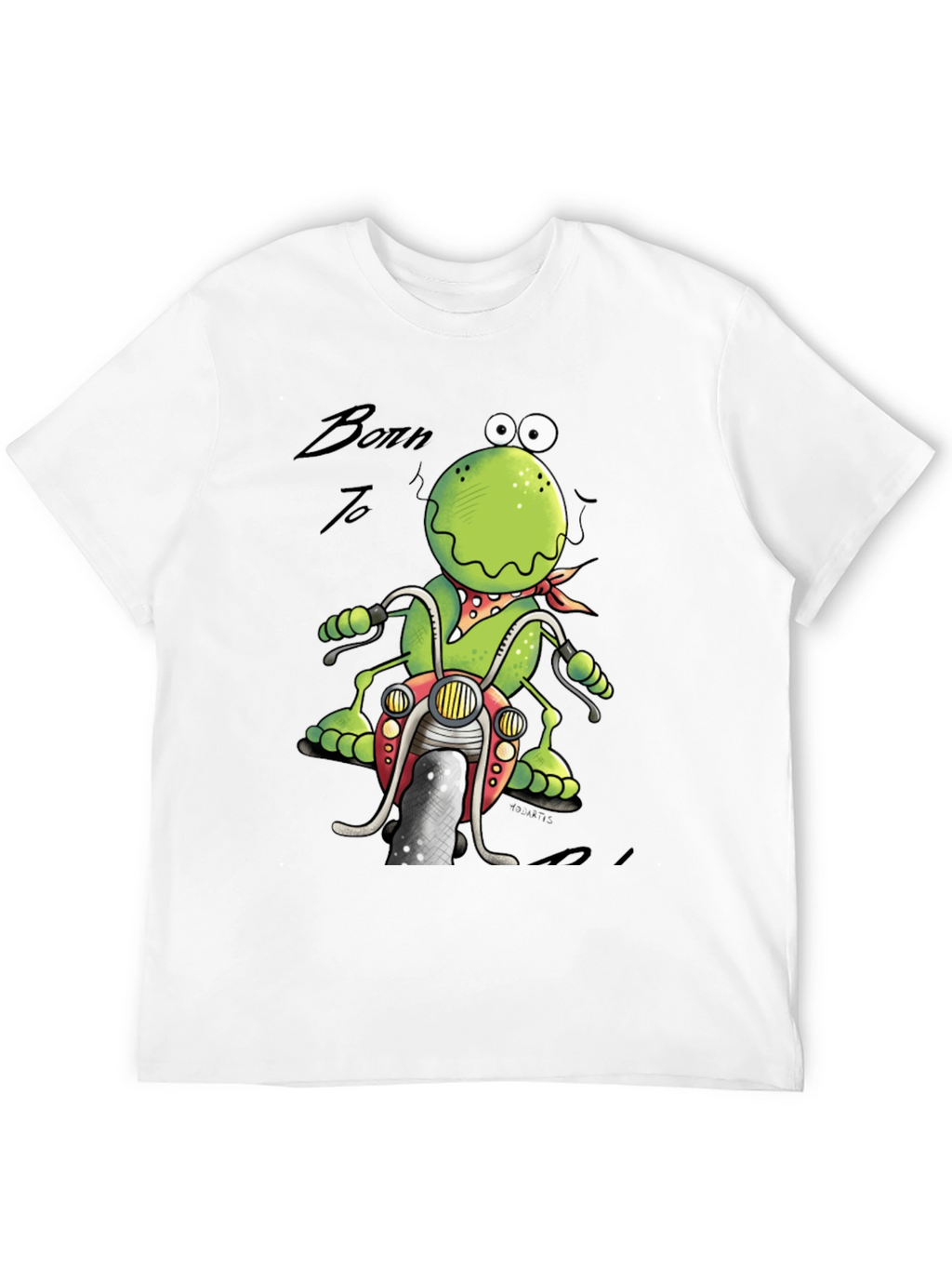 Frog Biker T-Shirt - Born To Ride!