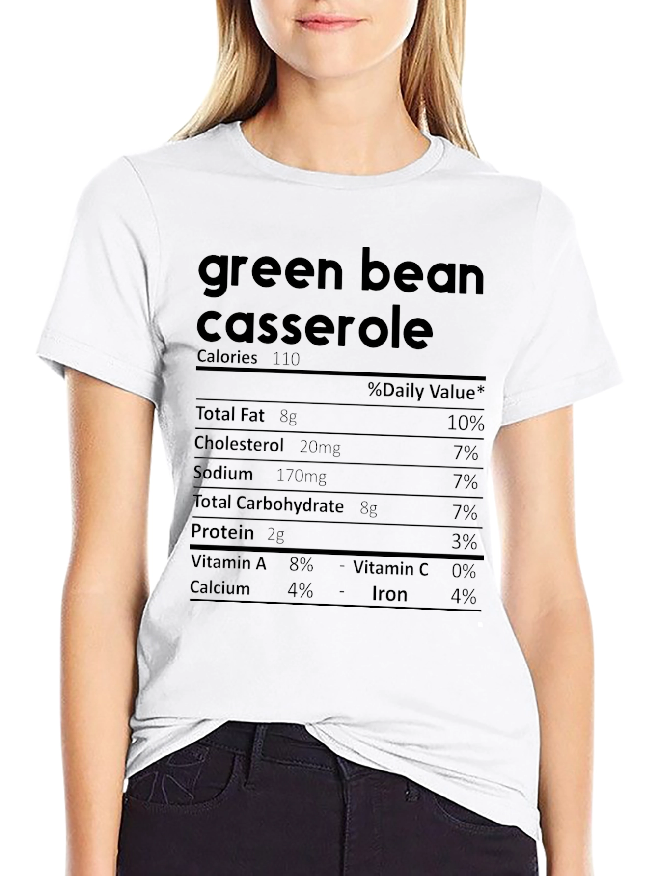 Green Bean Casserole Nutrition Facts T-Shirt