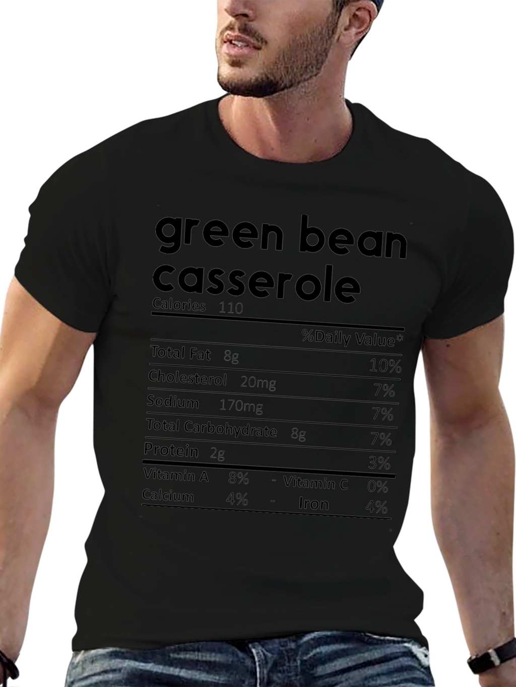 Green Bean Casserole Nutrition Facts T-Shirt