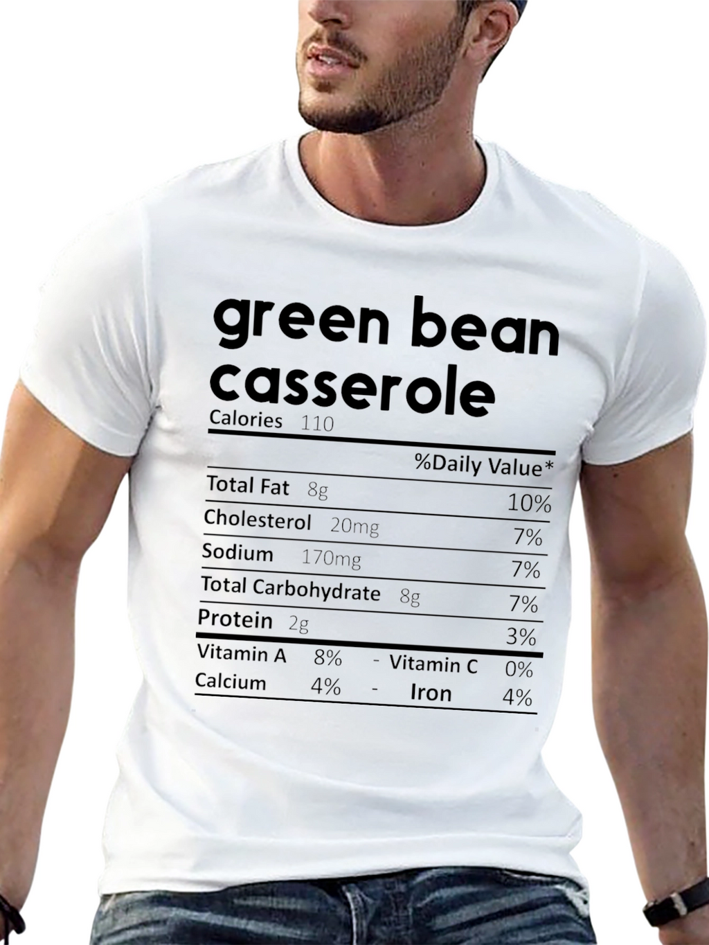 Green Bean Casserole Nutrition Facts T-Shirt