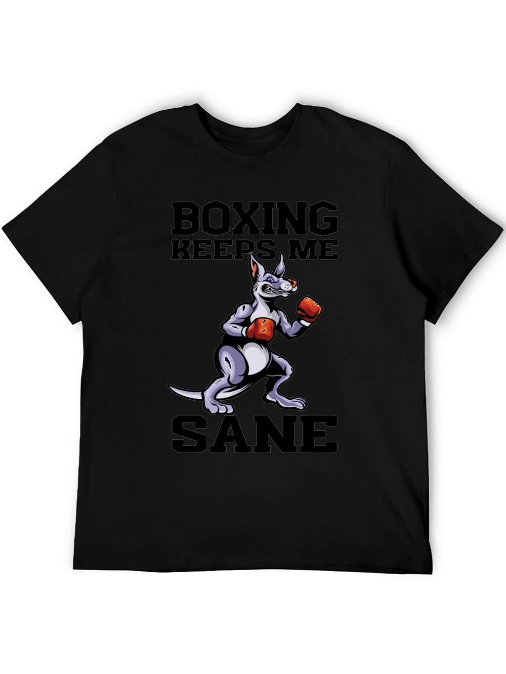 Boxing Kangaroo Graphic T-Shirt - Keep Me Sane