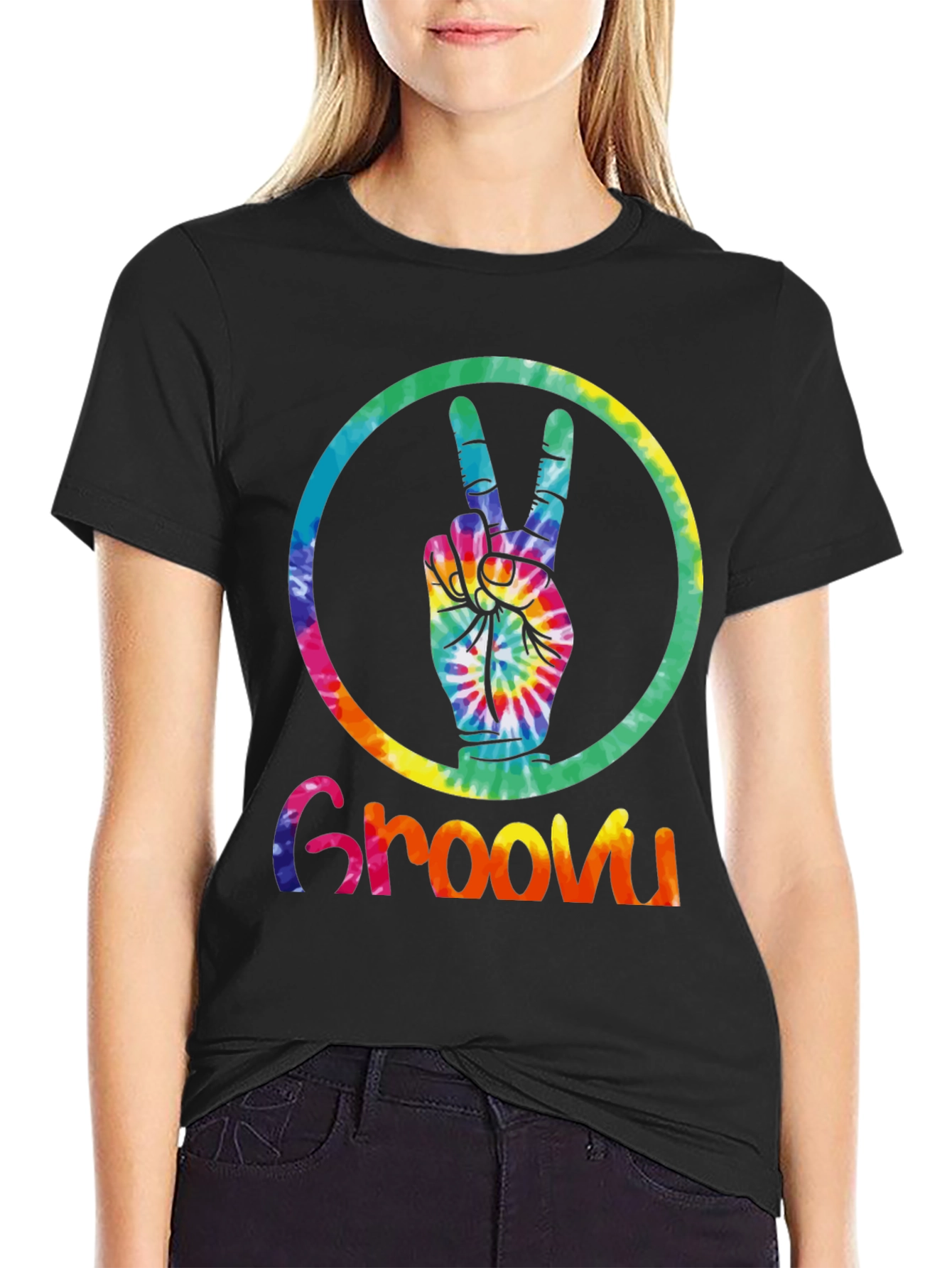 Groovy Tie-Dye Peace Sign T-Shirt