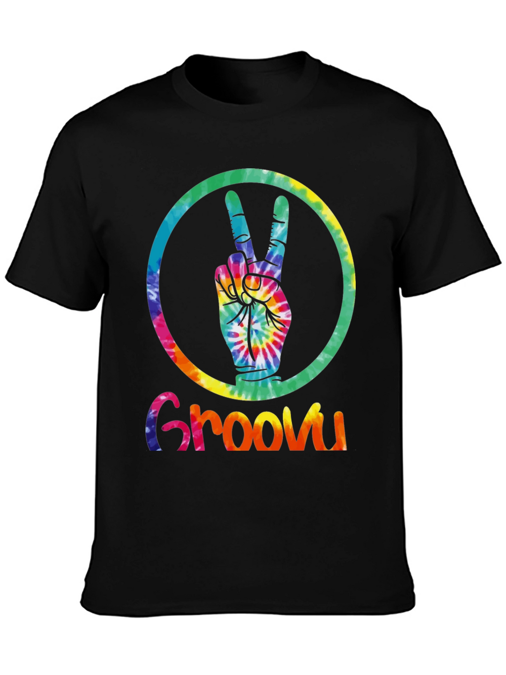 Groovy Tie-Dye Peace Sign T-Shirt