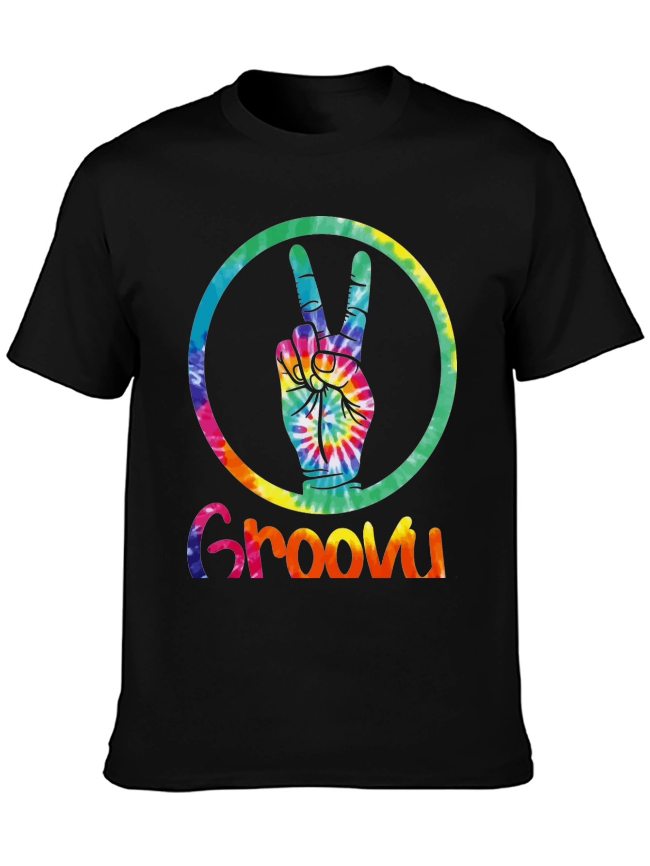 Groovy Tie-Dye Peace Sign T-Shirt