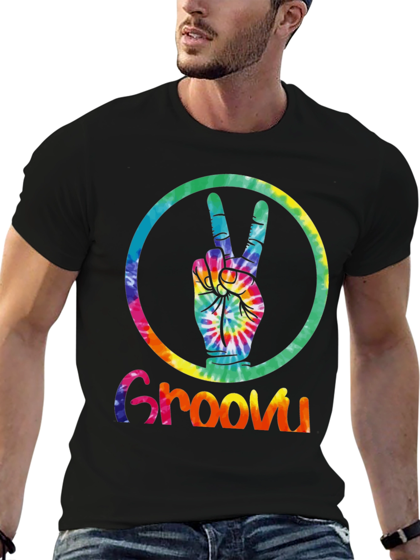 Groovy Tie-Dye Peace Sign T-Shirt