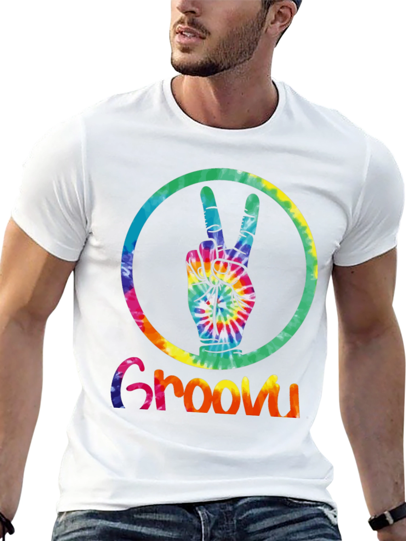 Groovy Tie-Dye Peace Sign T-Shirt