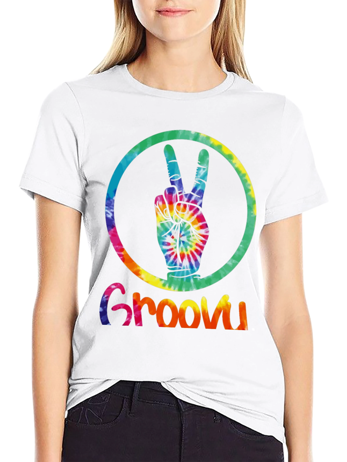 Groovy Tie-Dye Peace Sign T-Shirt