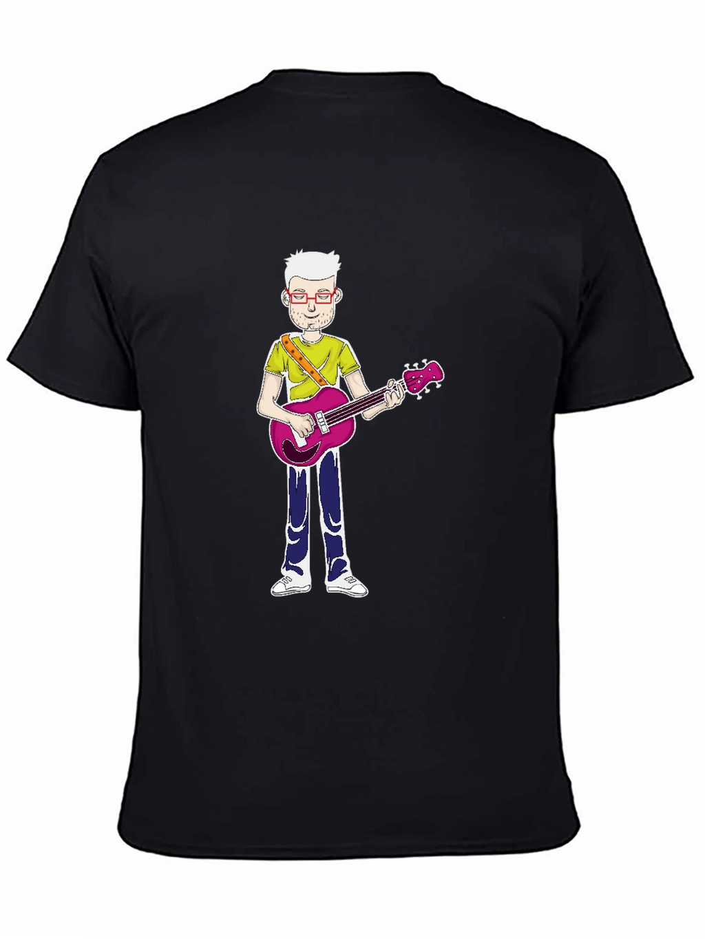Cartoon Guitarist T-Shirt