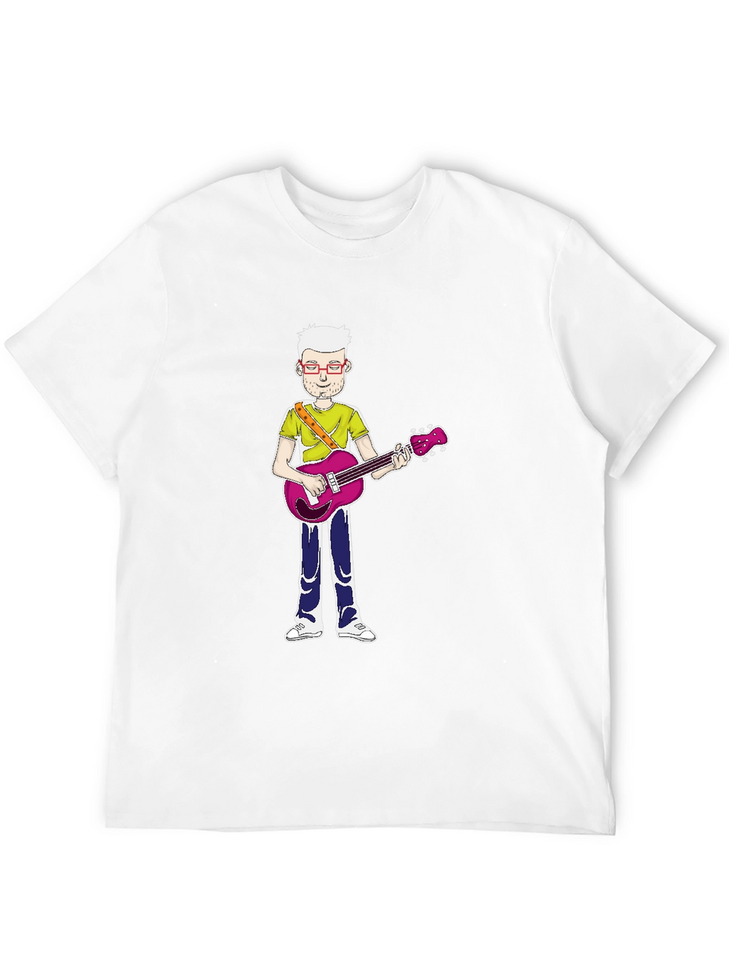 Cartoon Guitarist T-Shirt