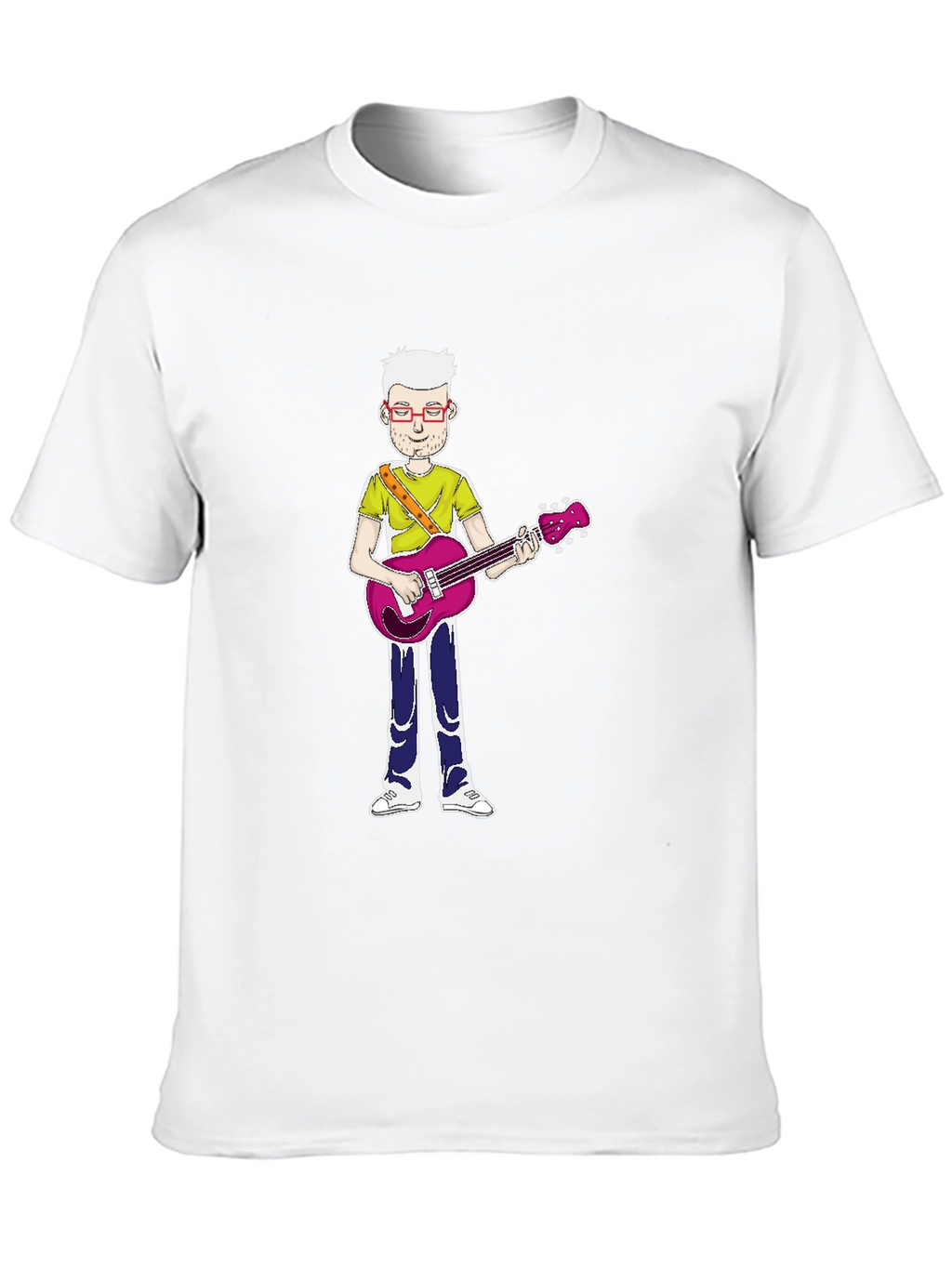 Cartoon Guitarist T-Shirt
