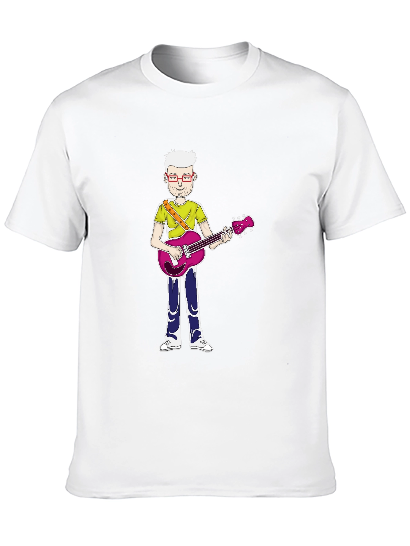 Cartoon Guitarist T-Shirt