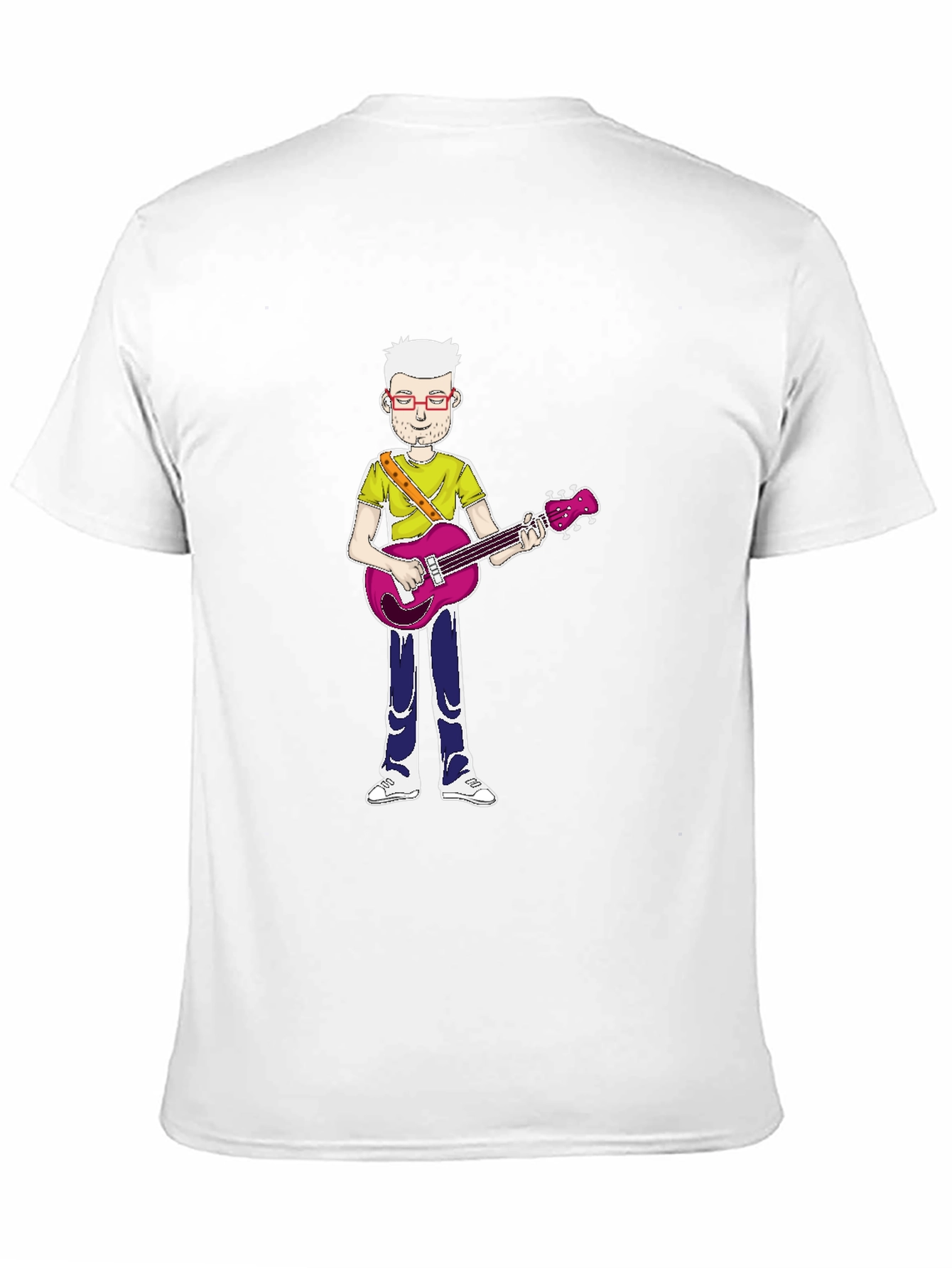 Cartoon Guitarist T-Shirt
