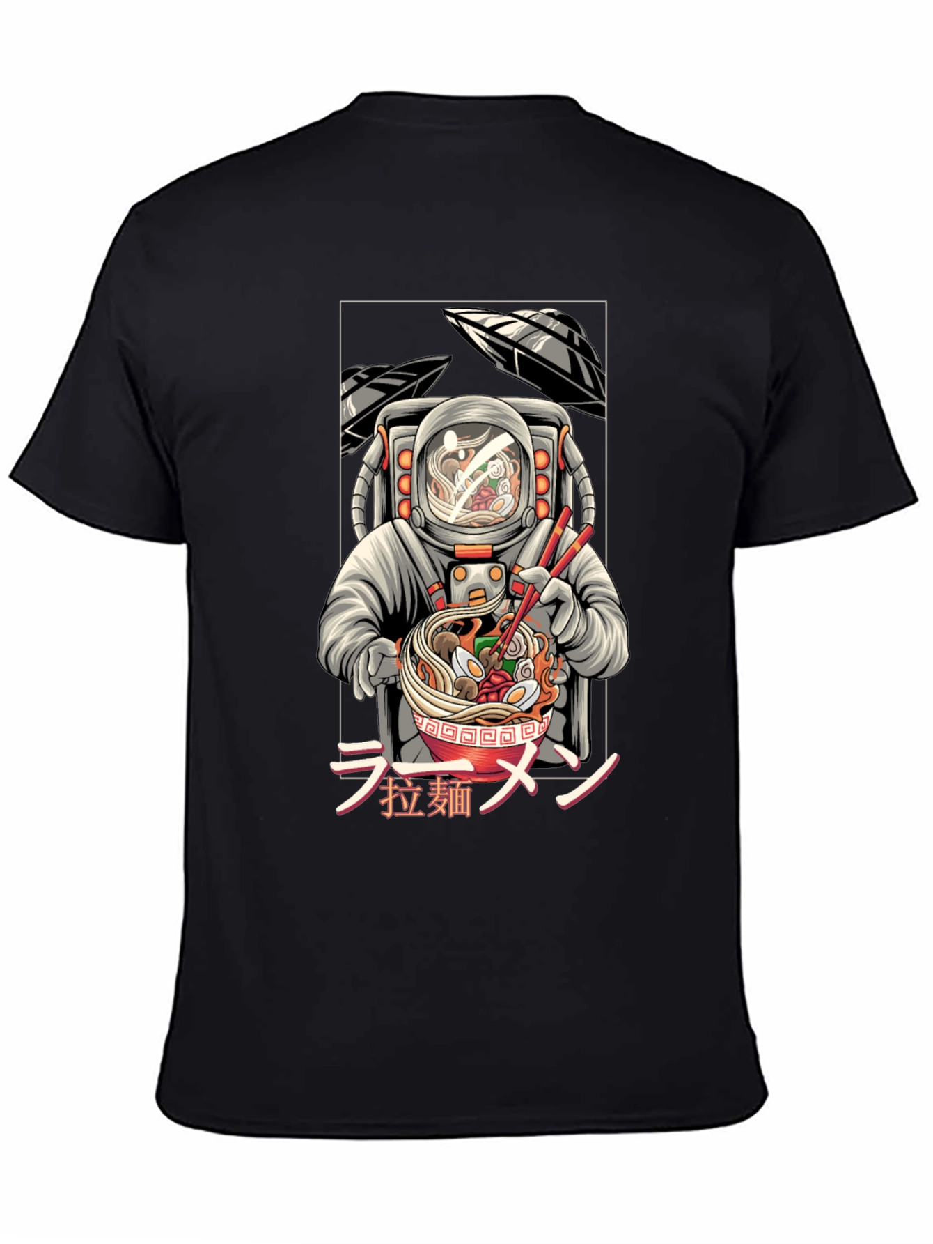 Astronaut Ramen T-Shirt - Unique Graphic Tee