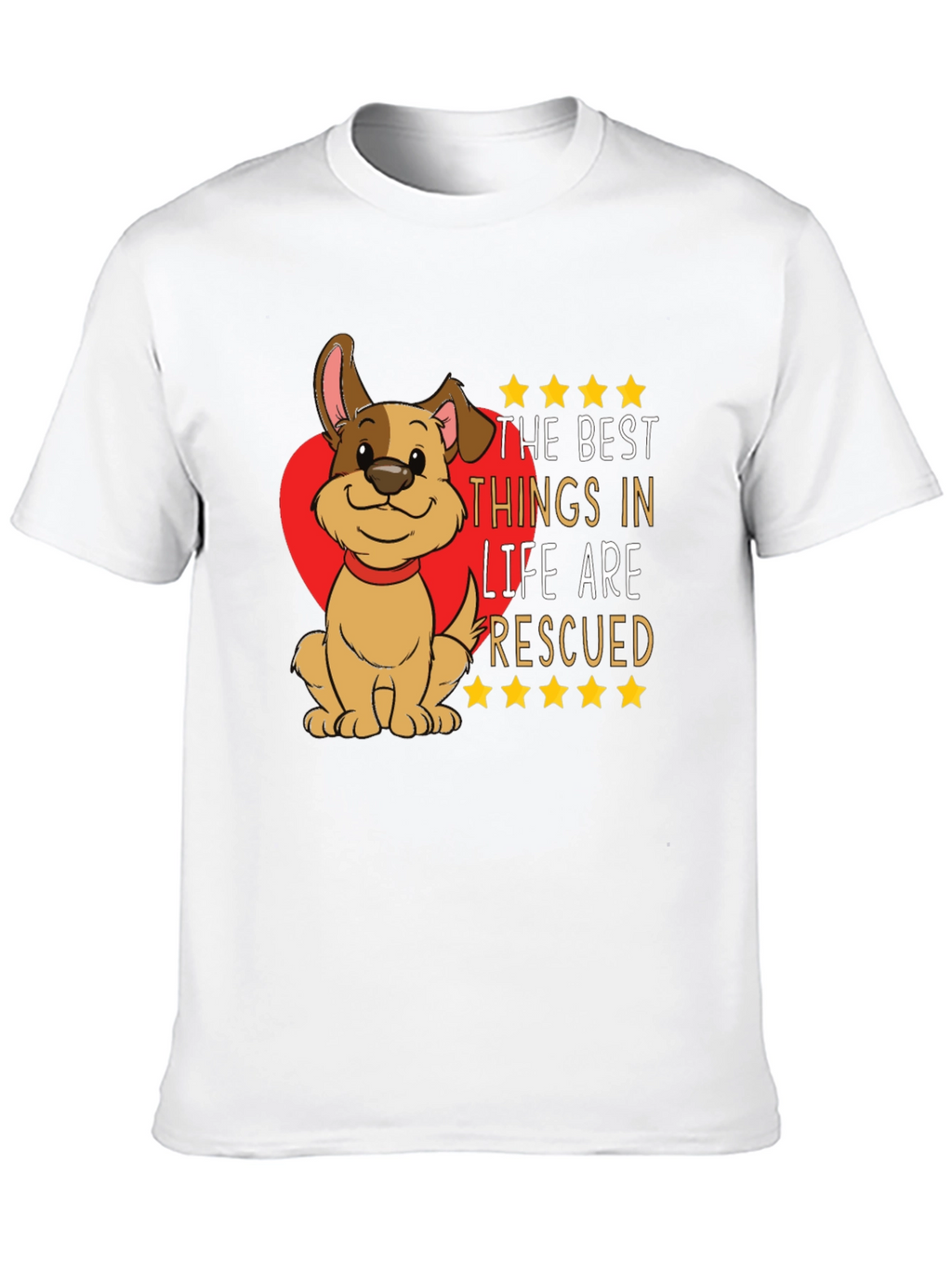 Rescued Dog Graphic T-Shirt