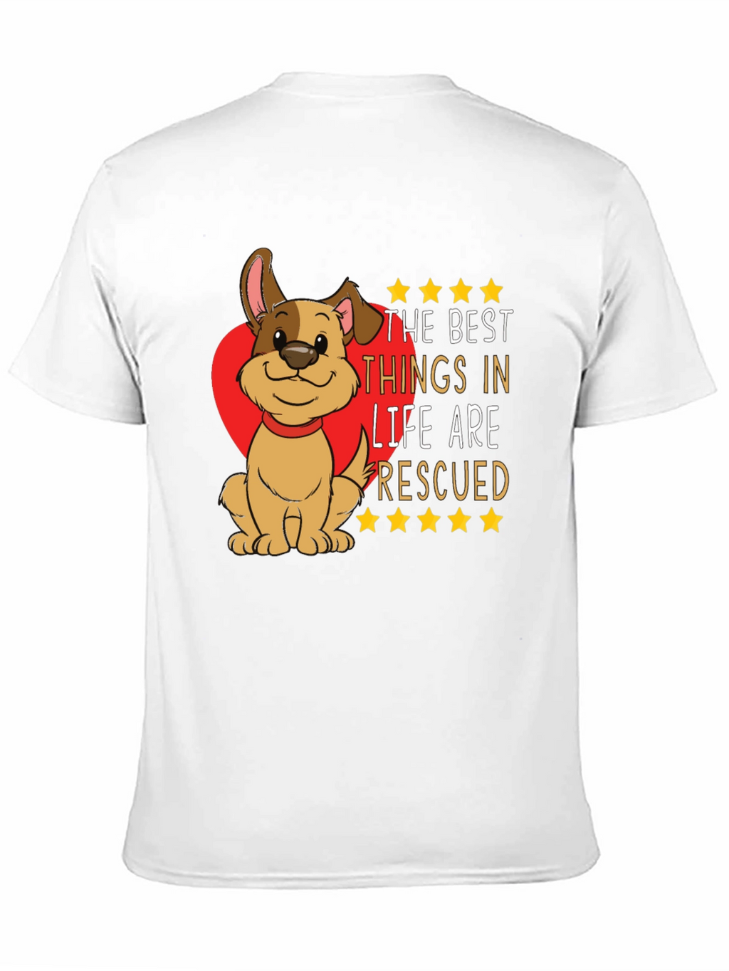 Rescued Dog Graphic T-Shirt