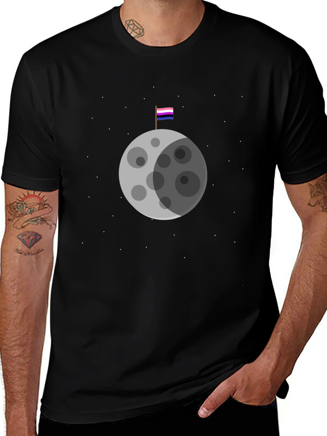 Omnisexual Pride Moon T-Shirt
