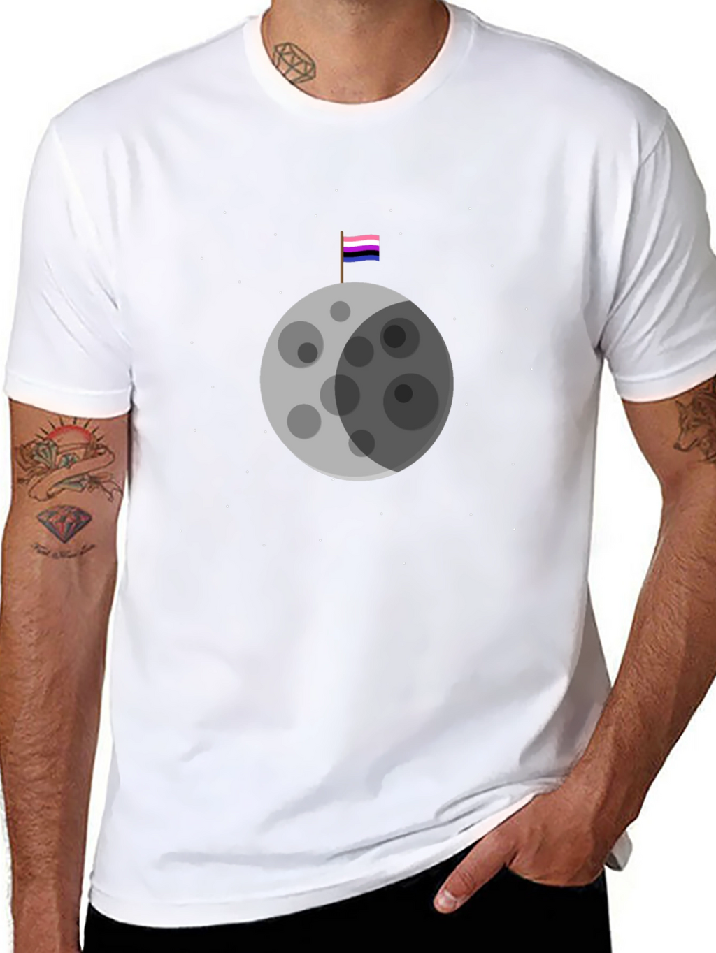 Omnisexual Pride Moon T-Shirt
