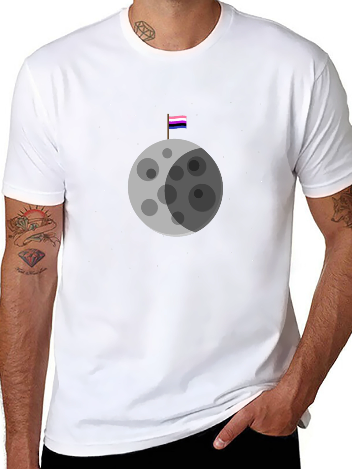 Omnisexual Pride Moon T-Shirt