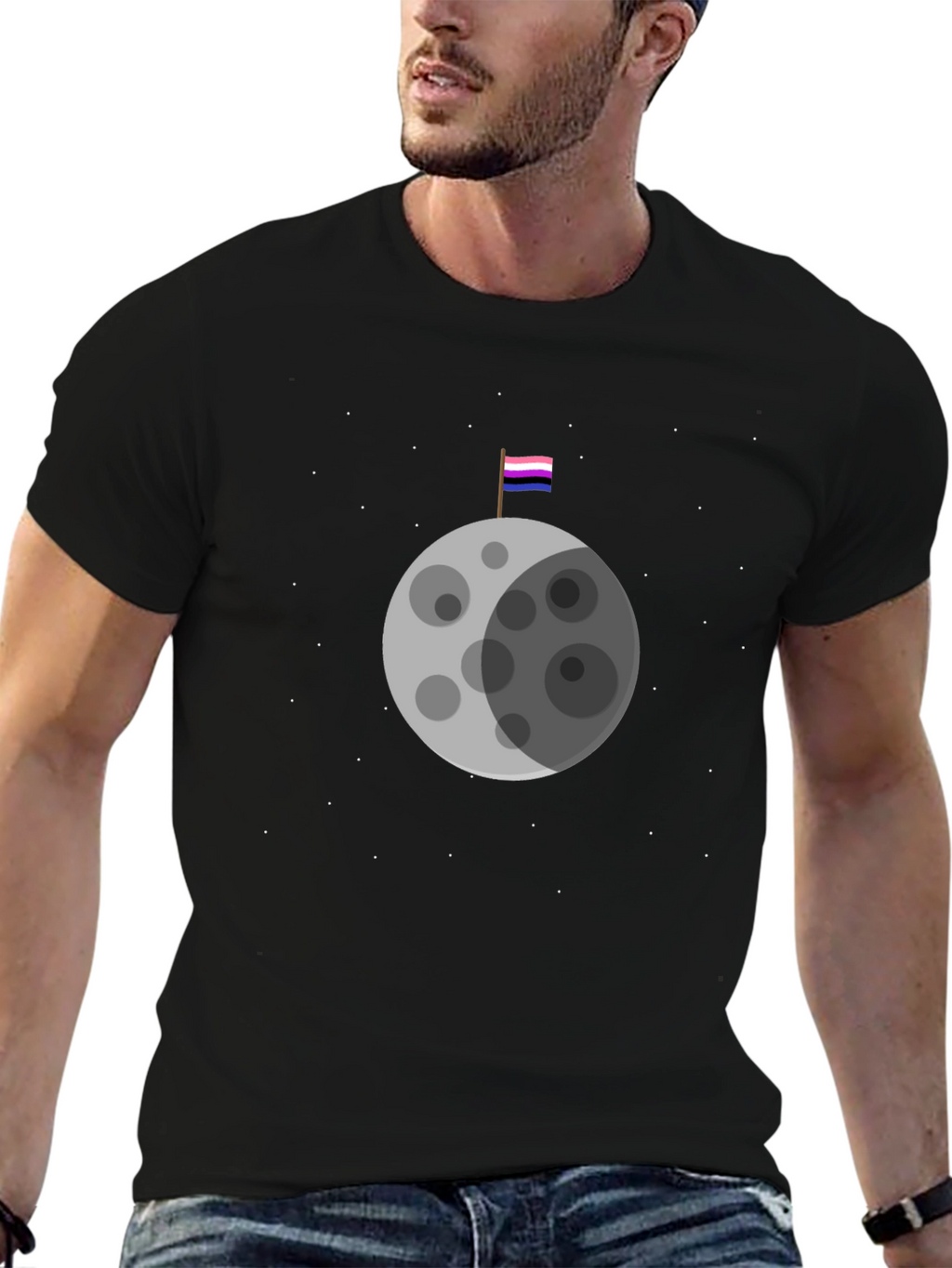 Omnisexual Pride Moon T-Shirt
