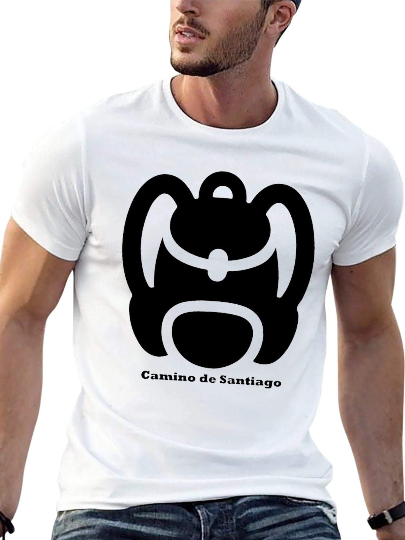 Camino de Santiago Backpack Graphic Tee