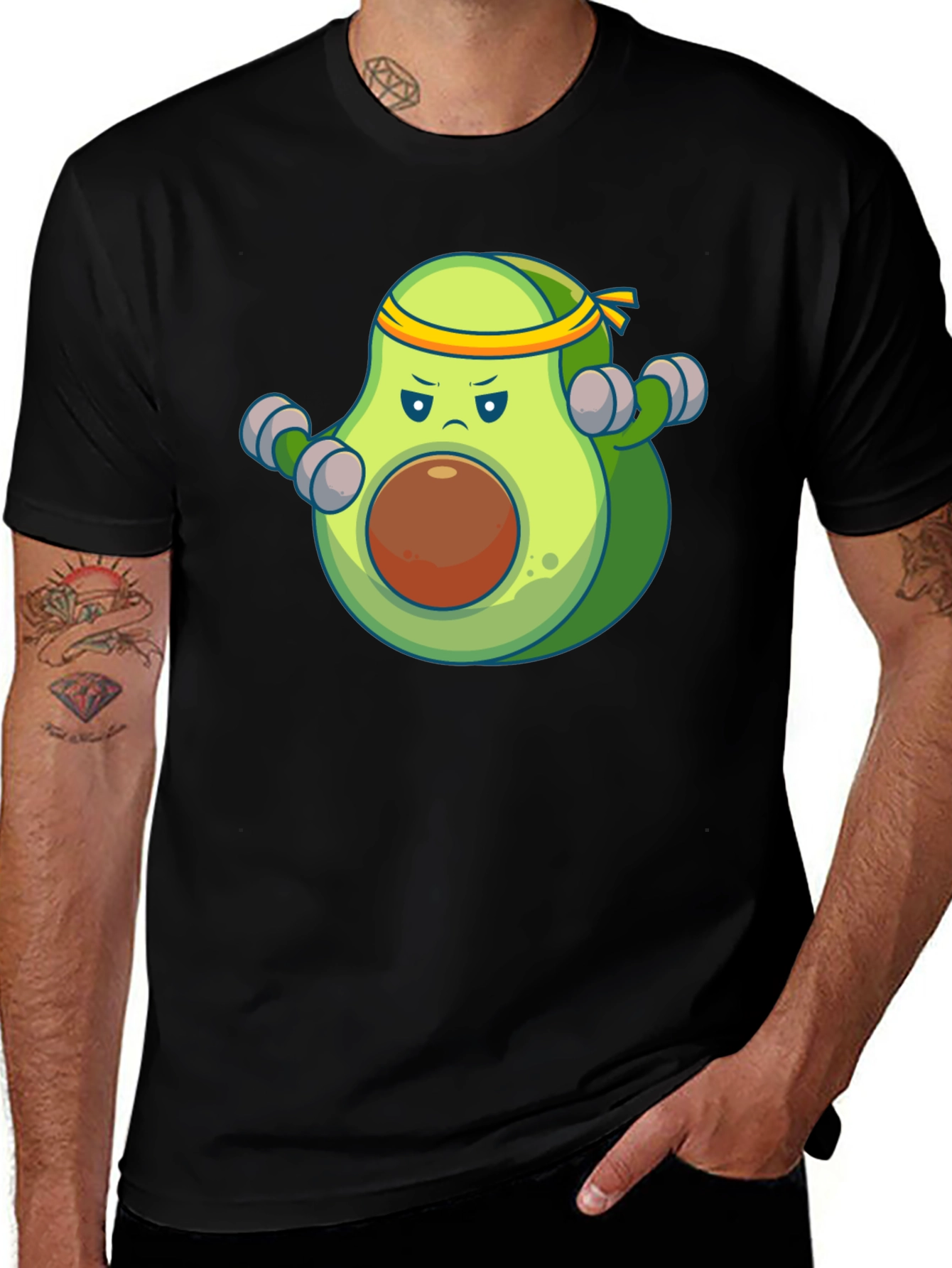 Avocado Gym T-Shirt - Funny Workout Tee
