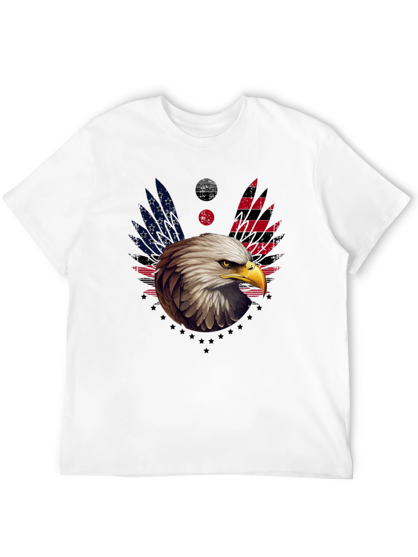 American Eagle Graphic T-Shirt Patriotic Design