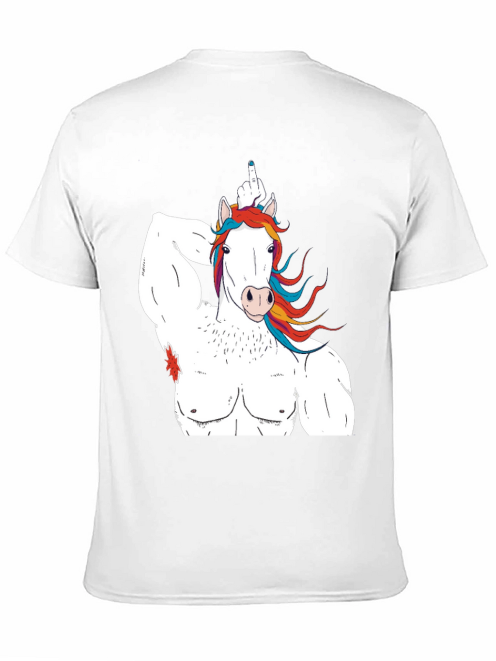 Unicorn Bodybuilder Funny Graphic T-Shirt