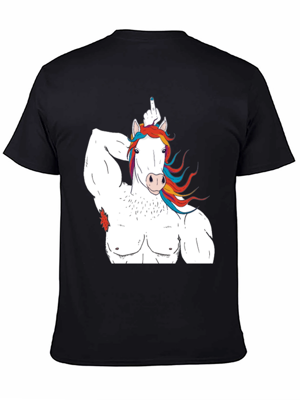 Unicorn Bodybuilder Funny Graphic T-Shirt