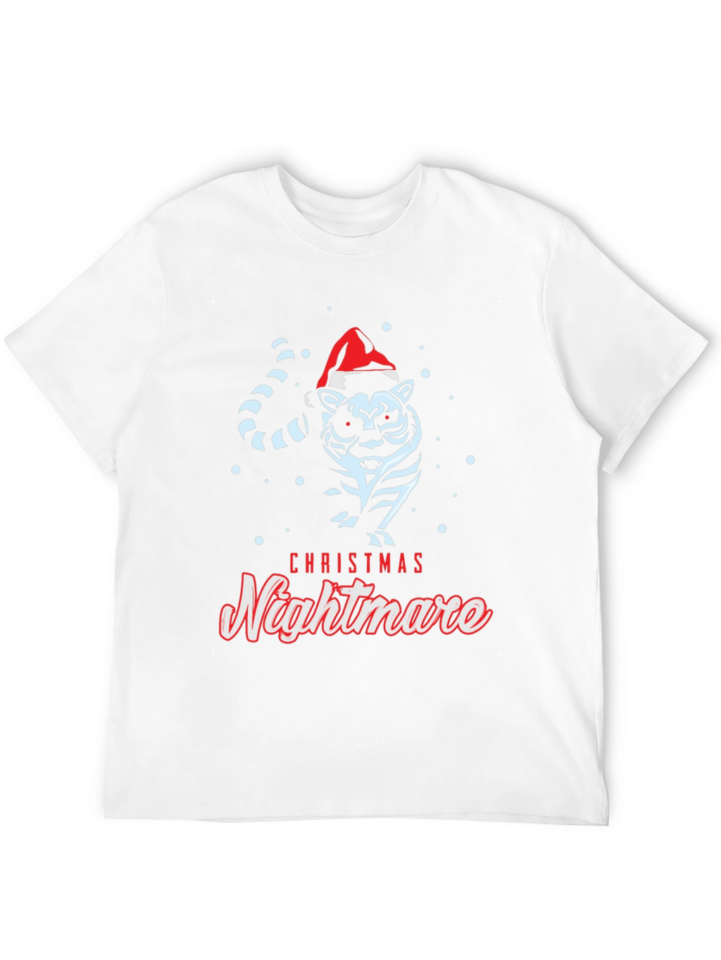 Christmas Nightmare Tiger Graphic Tee