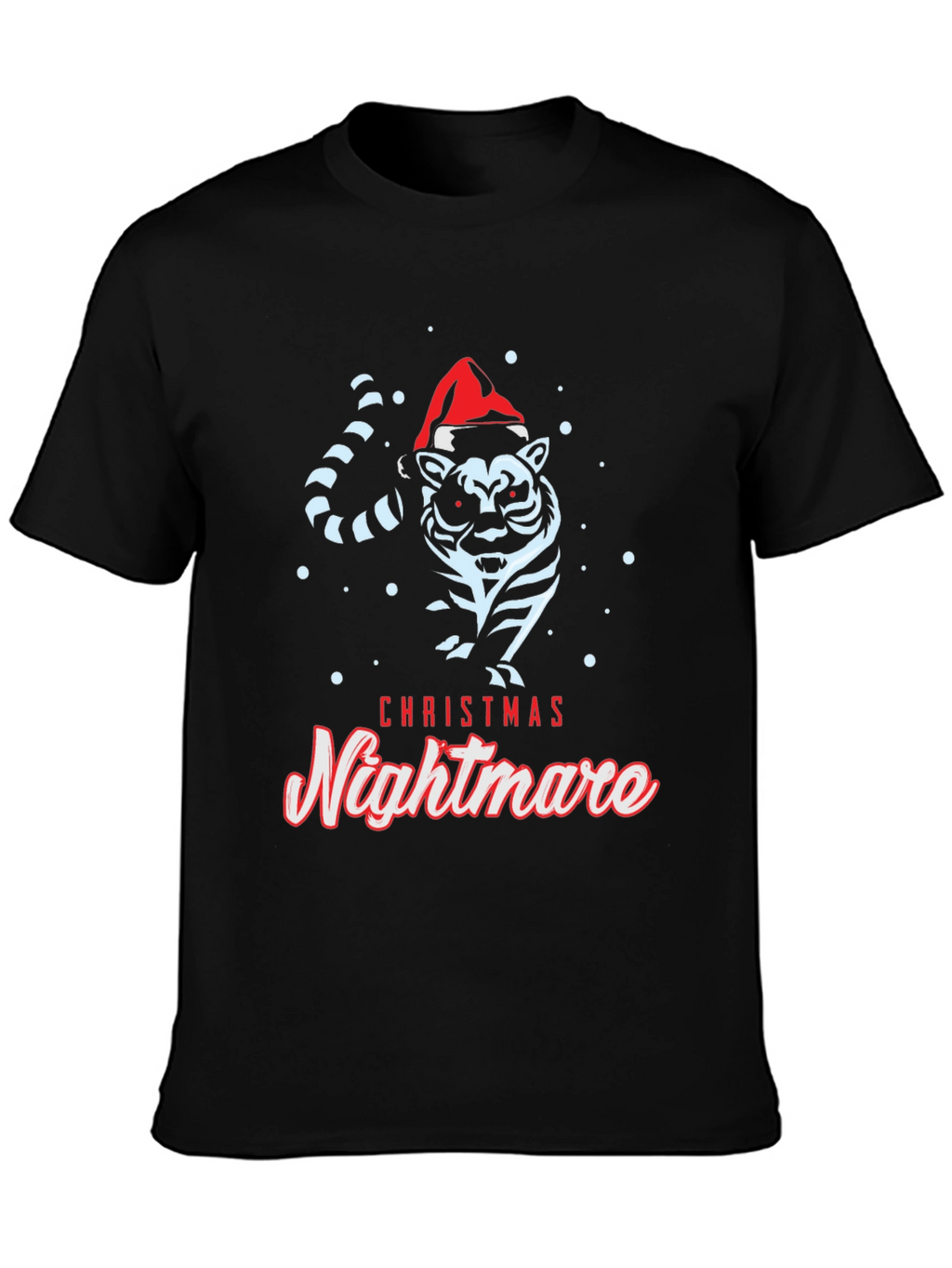 Christmas Nightmare Tiger Graphic Tee