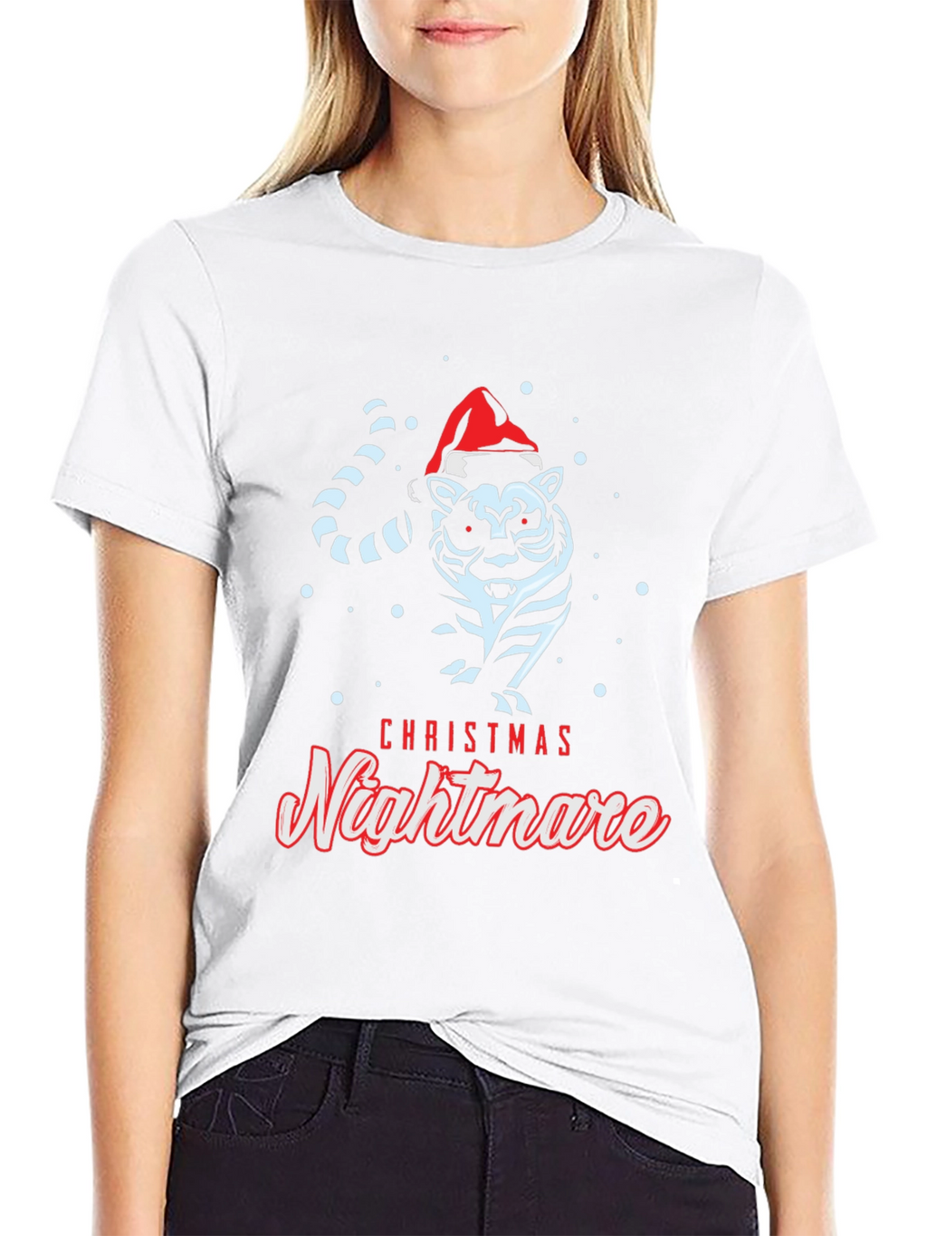 Christmas Nightmare Tiger Graphic Tee