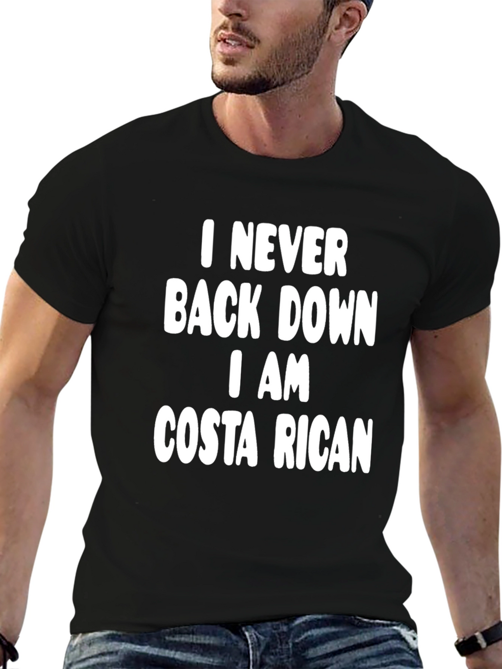 Costa Rican Pride T-Shirt: I Never Back Down