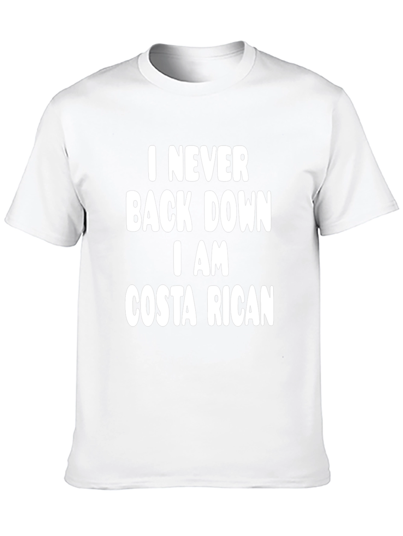 Costa Rican Pride T-Shirt: I Never Back Down