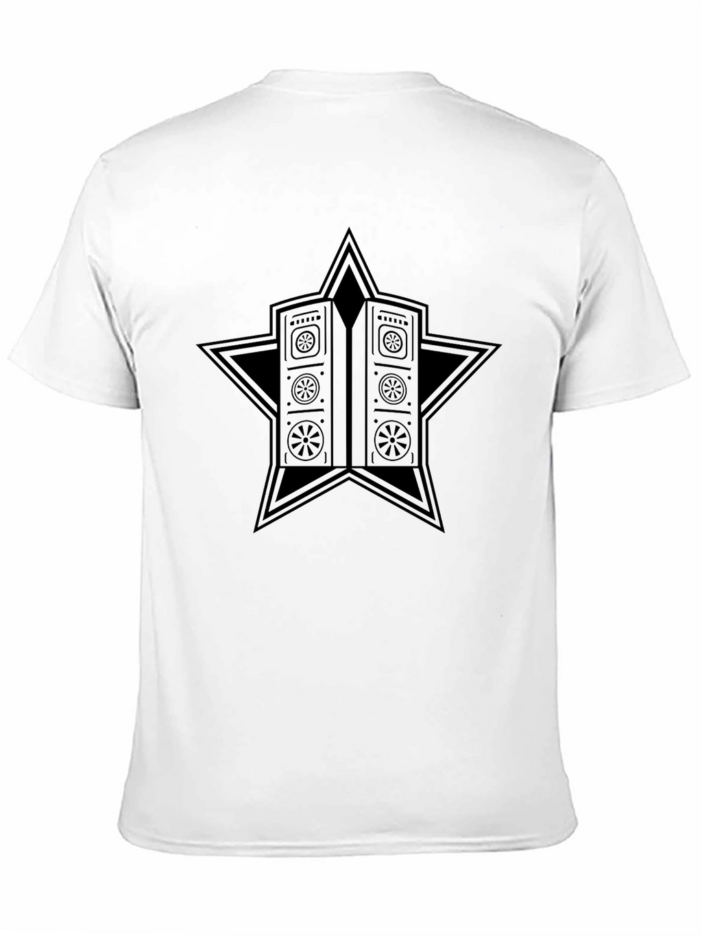 Star Vault Graphic Tee - Black Cotton Blend