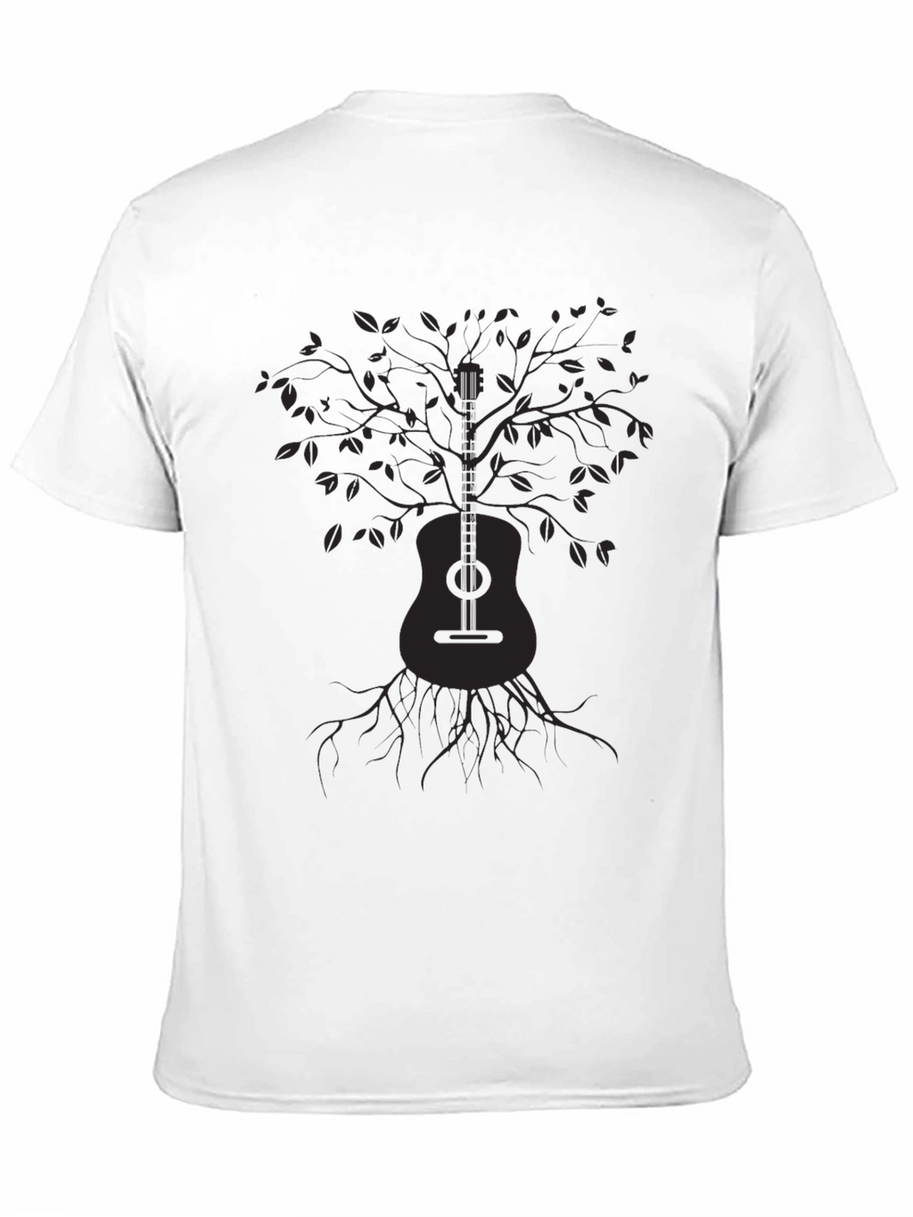 Guitar Tree Graphic T-Shirt - Music Lover Tee