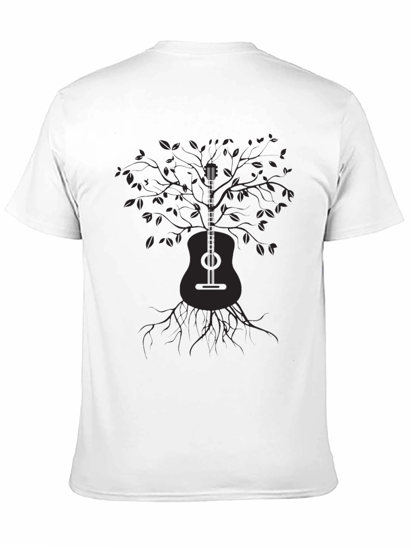 Guitar Tree Graphic T-Shirt - Music Lover Tee