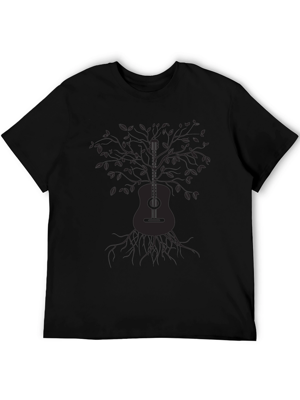 Guitar Tree Graphic T-Shirt - Music Lover Tee